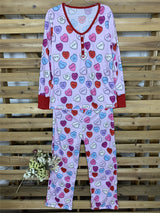 Valentines Day Love Pajamas Parent &Child Set