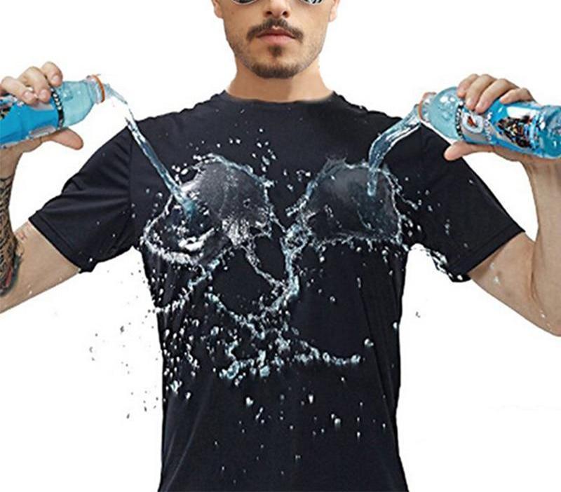 SpotLight180 Quick-drying Waterproof Anti-fouling T-shirt Couple Half Sleeve