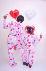 Valentines Day Love Pajamas Parent &Child Set