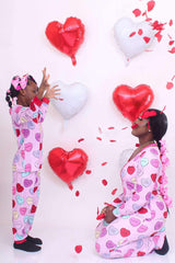 Valentines Day Love Pajamas Parent &Child Set