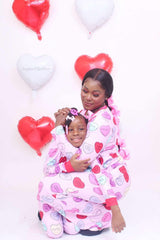 Valentines Day Love Pajamas Parent &Child Set