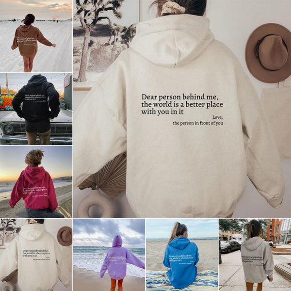SpotLight180 Dear Person Behind Me Hoodies